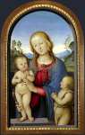 Associate of Pietro Perugino - The Virgin and Child with Saint John